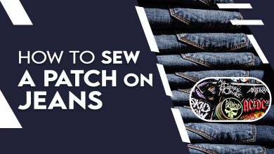 How to Sew a Patch on Jeans