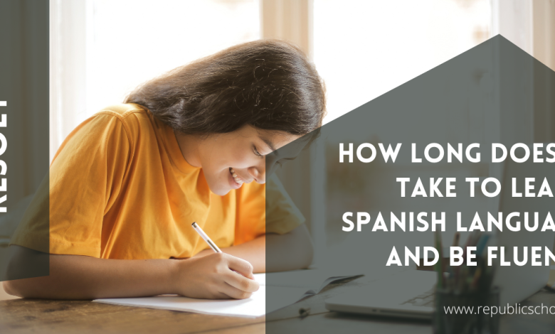 How Long Does It Take To Learn Spanish Language And Be Fluent
