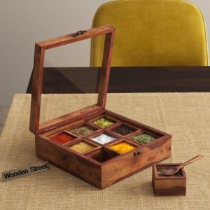 wooden spice box online