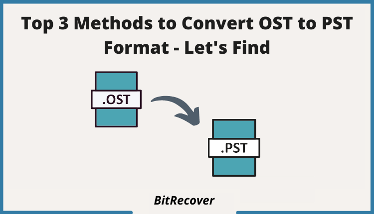 Convert OST to PST Format