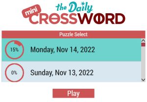 mini Crossword